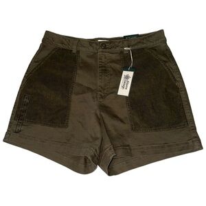 Alpine Design Womens Olive Cargo Shorts NWT Size 10